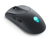 Dell Pelė 2.4GHz Belaidė pelė žaidimams Alienware Tri-Mode AW720M Wireless Wireless - 2.4 GHz Bluetooth 5.1. USB-C Lunar light ( AW720M ) Datora pele