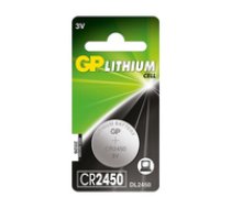 GP Batteries LITHIUM BUTTON CELL CR2450  Blister with 1 battery. 3V 4891199063916 ( 103121 103121 103121 )