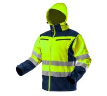 Kurtka robocza ostrzegawcza softshell z kapturem  zolta  rozmiar S TOP-81-700-S ( JOINEDIT57948731 )