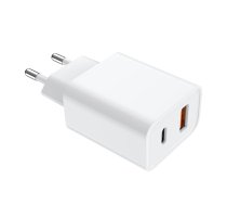 Jellico C9 PD 20W QC 3.0 Smart Adaptīvs ātrais lādētājs ar USB-C (5-12V) / USB 3A Balts ( C9WH 6972310645711 ) iekārtas lādētājs