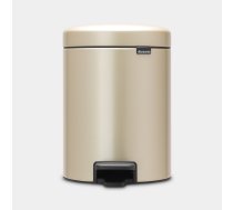 BRABANTIA atkritumu tvertne ar pedāli NewIcon 5 l Champagne 304422 ( 8710755304422 ) atkritumu tvertne