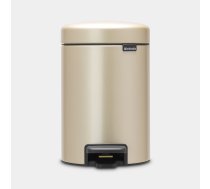 BRABANTIA atkritumu tvertne ar pedāli NewIcon 3 l Champagne 304408 ( 304408 30 44 08 )