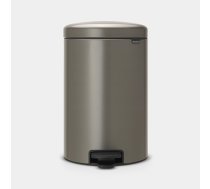 BRABANTIA atkritumu tvertne ar pedāli NewIcon 20 l Platinum 114045 ( 8710755114045 ) atkritumu tvertne