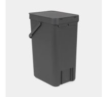 BRABANTIA atkritumu tvertne Sort Go 16 l grey 109966 ( 8710755109966 920020797 ) atkritumu tvertne