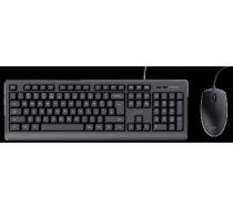 Perifērijas komplekts Trust Wired Keyboard And Mouse Set Black 8713439246452 ( 24645 24645 ) klaviatūra