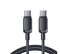 Joyroom S-CC100A14 Datu parraides amp; uzlades USB C uz USB C Cable 100W 1.2m Black 6956116748395 S-CC100A14 (6956116748395) ( JOINEDIT54073677 ) USB kabelis