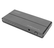 DIGITUS 4K HDMI Switch 4x1 4K/60Hz ( DS 45329 DS 45329 ) kabelis video  audio