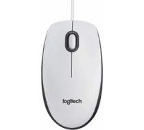 Logitech M100 Corded mouse White 5704174990390 ( 910 006764 910006764 D31260 ) Datora pele