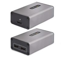 2-Port USB 3.0 Extender over OM3 Multimode Fiber LC/LC 2x 5Gbps USB-A Hub ... ( F35023 USB EXTENDER ) adapteris