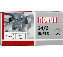 Novus Zszywki 24/6 DIN super x 1000 (4009729003688) 4009729003688 (4009729003688) ( JOINEDIT40827903 ) biroja tehnikas aksesuāri