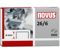 Novus Zszywki 26/6 x 1000 (040-0056 NO) 040-0056 NO (4009729003701) ( JOINEDIT40810635 ) biroja tehnikas aksesuāri