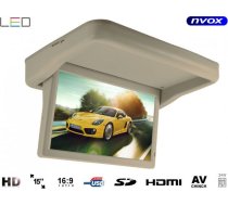 Nvox Monitor podwieszany podsufitowy automatycznie opuszczany LED HD 15cali HDMI USB SD Video-IN 24V. NVOX RFVT1569M BE (5901867722362) ( JOINEDIT40849833 )