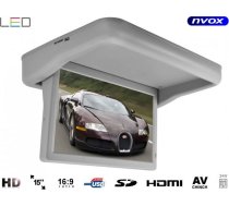 Nvox Monitor podwieszany podsufitowy automatycznie opuszczany LED HD 15cali HDMI USB SD Video-IN 24V. NVOX RFVT1569M GR (5901867726391) ( JOINEDIT40849834 )