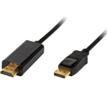 Kabel DisplayPort - HDMI 1.8m czarny 11648402 (5900804118978) ( JOINEDIT40816196 ) kabelis video  audio