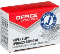 Office Products Spinacze okragle OFFICE PRODUCTS  28mm  100szt.  srebrne ^ 18082815-19 (5901503652596) ( JOINEDIT40809555 ) biroja tehnikas aksesuāri