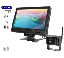 Monitor samochodowy lcd 9cali 12/24v oraz kamera noktowizyjna NVOX HM610WI-S 9cali ANALOG ( JOINEDIT57966476 )