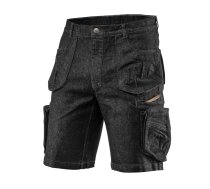 Krotkie spodenki robocze DENIM  czarne  rozmiar S TOP-81-273-S ( JOINEDIT57967292 )