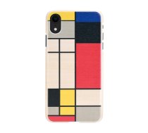 MANWOOD SmartPhone case iPhone XR mondrian wood white 8809585421253 ( 1000000386 1000000386 1000000386 ) maciņš  apvalks mobilajam telefonam