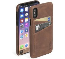 Krusell Sunne 2 Card Cover Apple iPhone X vintage cognac (61104) 7394090611042 ( 61104 61104 61104 ) maciņš  apvalks mobilajam telefonam