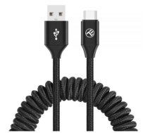 Tellur Data Cable Extendable USB to Type-C 3A 1.8m Black 5949120003216 ( TLL155395 TLL155395 TLL155395 ) USB kabelis