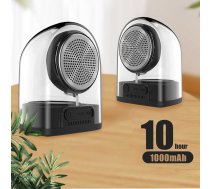 Devia Crystal Series TWS Speaker with Silicon Case (2pcs) Black 6938595326103 ( T MLX37838 120EM0500001 ) pārnēsājamais skaļrunis