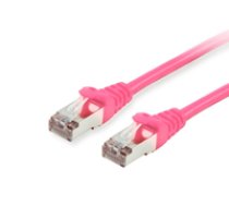 Equip Patchkabel Cat6 S/FTP 2xRJ45 0.15m pink ( 615581 ) tīkla kabelis