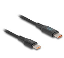 DeLOCK USB 2.0 Schnelladekabel USB Type-C Trademark Stecker zu Stecker PD 3.1 140 W mit Leistungsanzeige 1 20 m (88136) 4043619881369 ( 88136 )