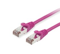 Equip Patchkabel Cat6 S/FTP 2xRJ45 0.15m lila ( 615551 ) tīkla kabelis