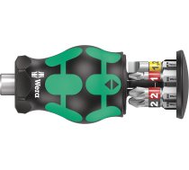 Wera Kraftform compact stubby magazine 2 bit set (black/green 7 pieces) ( 05008874001 1735666 4013288217776 W05008874001 WE05008874001 )