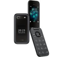 Nokia 2660 Flip  Mobile Phone (Black  Dual SIM  48 MB) ( 1GF011FPA1A01 1GF011FPA1A01 ) Mobilais Telefons