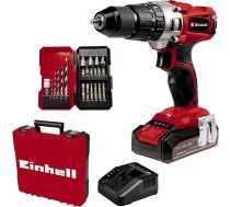 Einhell Cordless Impact Drill TE-CD 18/2 Li-i +22  18V (red/black  Li-Ion battery 2.5Ah  case E-Box Basic + bit drill set) 4514220 (4006825661835) ( JOINEDIT40964416 )