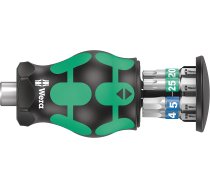Wera Kraftform compact stubby magazine 3 bit set (black/green 7 pieces) ( 05008875001 )