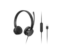 Lenovo USB-A Stereo Headset with Control Box Built-in microphone  Black  Wired  On-Ear ( 4XD1K18260 4XD1K18260 4XD1K18260 ) austiņas