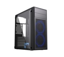 Computer Case Midi Towe Fornax M100B ATX black ( CCC FC M100B ) Datora korpuss