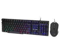 BLOW keyboard + mouse with LED TTAMER ( 84 217# 84 217# ) klaviatūra