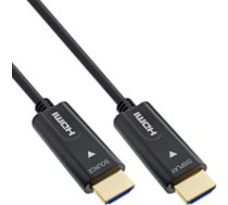 Kabel InLine InLine Registered  HDMI AOC cable  High Speed HDMI with Ethernet  4K/60Hz  male / male  100m ( 17599O 17599O 17599O ) kabelis video  audio