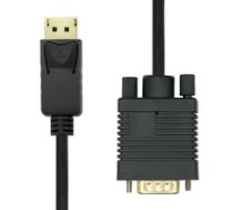 ProXtend DisplayPort Cable 1.2 to VGA 1M VGA (D-Sub) Schwarz (DP1.2-VGA-001) 5714590105421 ( DP1.2 VGA 001 DP1.2 VGA 001 ) kabelis video  audio