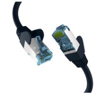 EFB RJ45 PATCHKABEL mit CAT7 ROHKABEL SCHWARZ 0 15m ( EC020200147 ) tīkla kabelis
