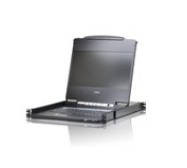 ATEN KVM Console LCD 17 3'' + keyboard + touchpad 19'' 1U (USB/DVI/VGA/HDMI) ( CL6700MW ATA AG 30140670 CL6700MW GB ) KVM komutators