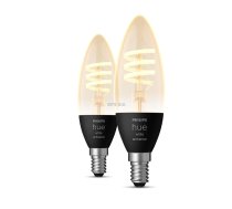 Philips Hue White Ambiance  E14  kvelspuldze  balta  2 gab. - Vieda spuldze ( 929003145202 929003145202 929003145202 )