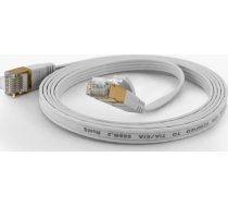 Wantec Wantec flates CAT6A FTP Patch Cable - 0 2 m - Cat6a - F/UTP (FTP) - RJ- 45 - RJ- 45 - white (7002) 7002 (4250367770023) ( JOINEDIT31537035 ) tīkla kabelis