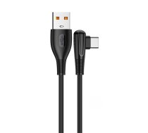 KAKUSIGA KSC-417 USB-A - USB-C uzlādes kabelis 20W  100 cm melns KSC417BK (6921042117867) ( JOINEDIT56269340 ) USB kabelis