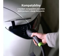 Green Cell Snap Type 2 EV Charging Cable 11 kW 7 m for Tesla Model 3 S X Y  VW ID.3  ID.4  Kia EV6  Hyundai IONIQ 5  Ford Mach-E ( EVKABGC04 EVKABGC04 )