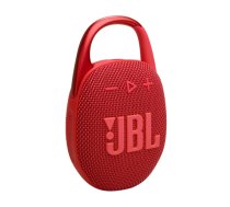 JBL Clip 5 red ( JBLCLIP5RED 1200130010194 ACCEJBLCLIP5R ) pārnēsājamais skaļrunis