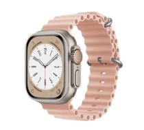 Riff quot;Oceanquot; silikona siksnina prieks Apple iWatch serijai 42 /44 /45 /49 mm Pink sand 4752219012157 RI-OCEAN42-PSA (4752219012157) ( JOINEDIT60731747 )