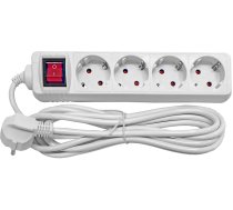 Pagarinatajs 4-vietigs 1.5m a/z sledzi pievadvads 3Gx1.0mm ( 9027202 ) elektrības pagarinātājs