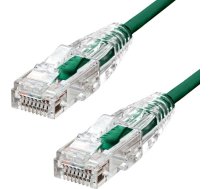 ProXtend ProXtend Slim U/UTP CAT6A LSZH AWG 28 Green 30CM ( S 6AUTP 003GR S 6AUTP 003GR ) tīkla kabelis