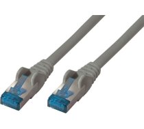 Patchkabel CAT6a RJ45 S/FTP 0 5m Grey ( 4017538064103 75711-0.5 ) tīkla kabelis