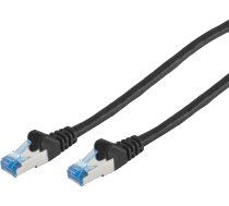Patchkabel CAT6a RJ45 S/FTP 3m black ( 75713 S ) tīkla kabelis