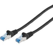 Patchkabel CAT6a RJ45 S/FTP 2m black ( 75712 S ) tīkla kabelis